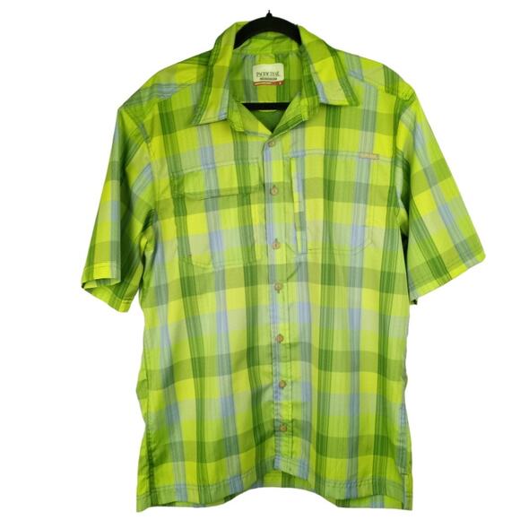 PACIFIC TRAIL Men's Vented Fishing Shirt  L  Gorpcore Angler Sportsman Utility - Picture 1 of 7